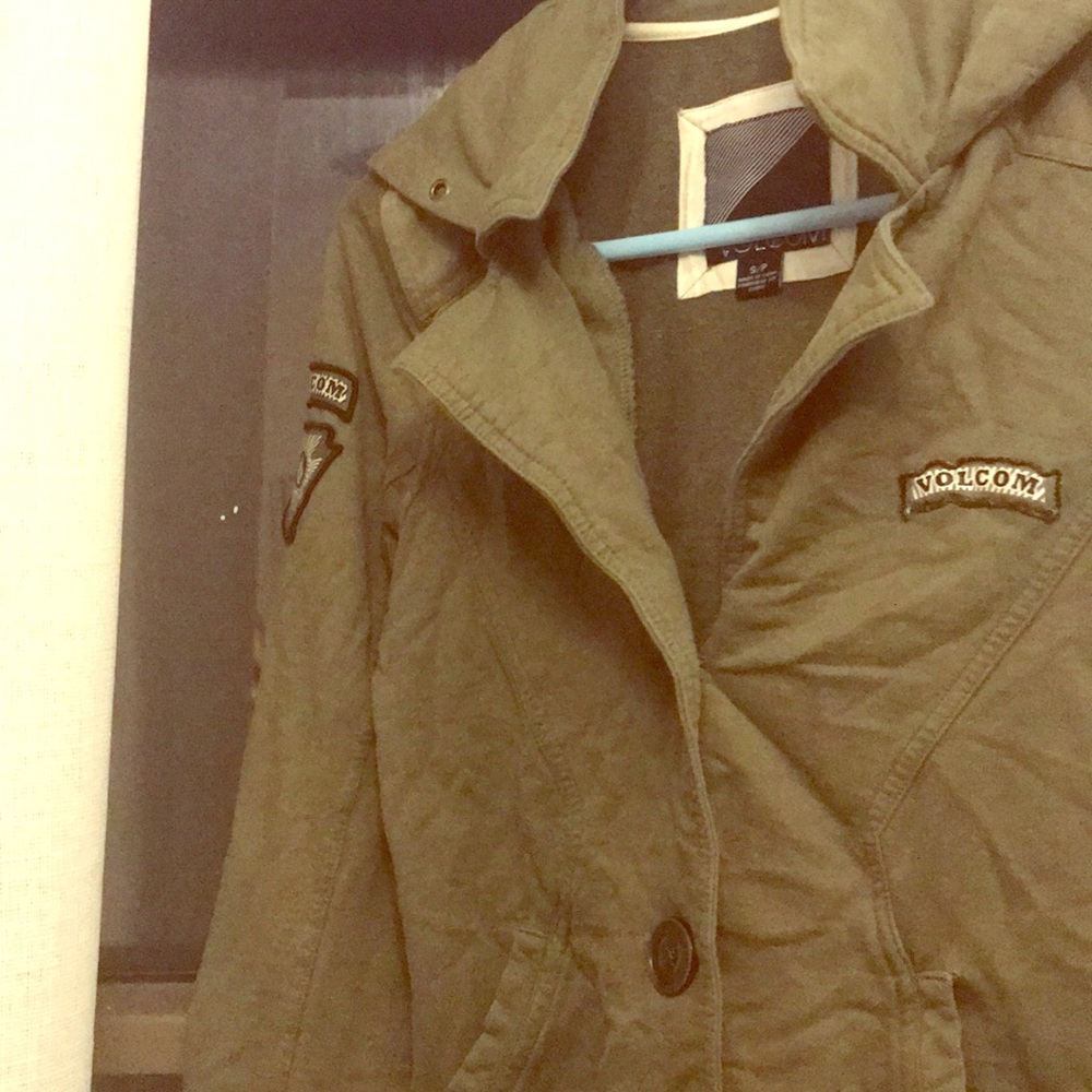 Size small Volcom hooded coat